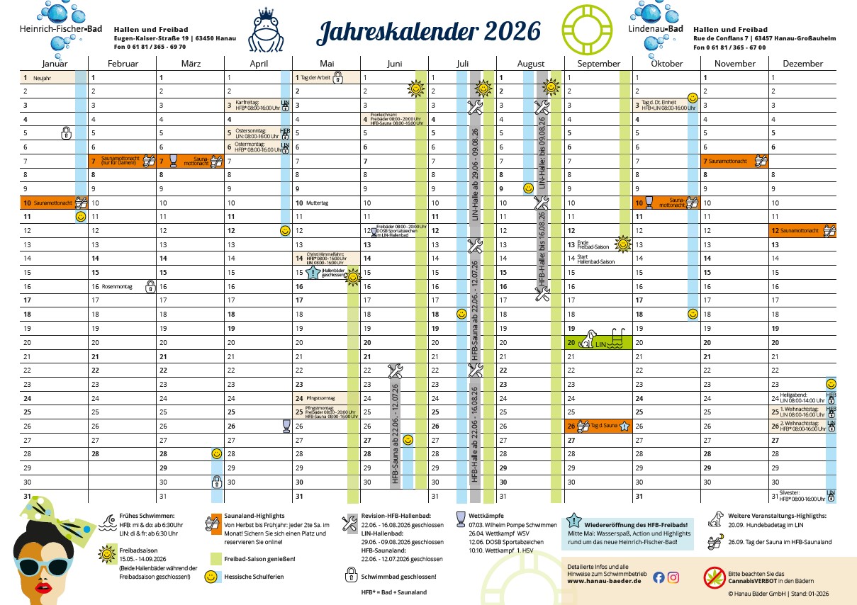 Jahrekalender 2026